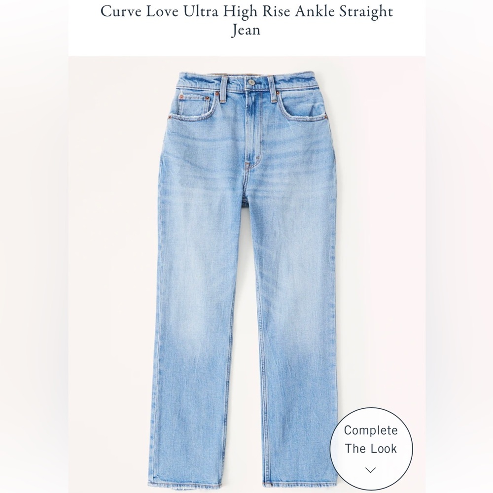 Curve Love Ultra High Rise Ankle Straight Jean